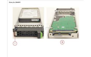 Fujitsu DX S3/S4 SED DRIVE 2.5\' 1.2TB 10K para Fujitsu Eternus DX8900 S4