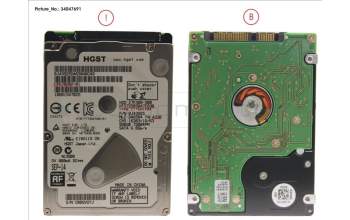Fujitsu FUJ:CP670202-XX HDD 500GB SATA2-5 S3 7,2K/HIT 4K-AF(7MM)