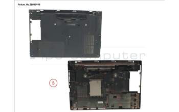 Fujitsu FUJ:CP706812-XX LOWER ASSY (W/O SMART CARD SLOT)