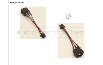 Fujitsu DC/IN CONNECTOR W/CABLE para Fujitsu LifeBook P728