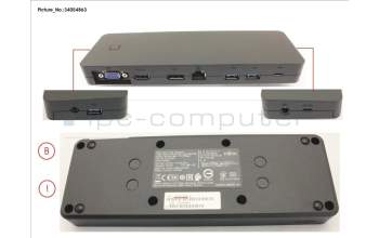 Fujitsu PORT REPLICATOR TACT (TYPE-C) para Fujitsu LifeBook T938