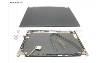 Fujitsu FUJ:CP730120-XX LCD BACK COVER ASSY (UHD)