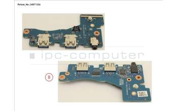 Fujitsu FUJ:CP730170-XX SUB BOARD, USB/AUDIO