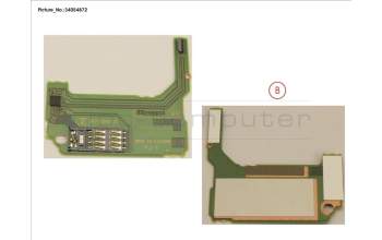 Fujitsu SUB BOARD, SMARTCARD para Fujitsu LifeBook P728