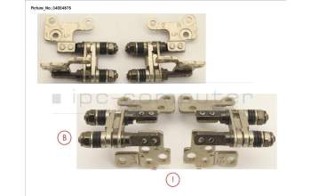 Fujitsu HINGE SET LEFT/RIGHT para Fujitsu LifeBook P728