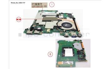 Fujitsu MAINBOARD I5-7300U/8GB (VPRO) para Fujitsu Stylistic R727