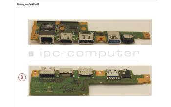 Fujitsu SUB BOARD, AUDIO/USB/LAN para Fujitsu LifeBook U758