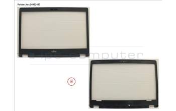 Fujitsu LCD FRONT COVER (FOR CAM/MIC) para Fujitsu LifeBook U748