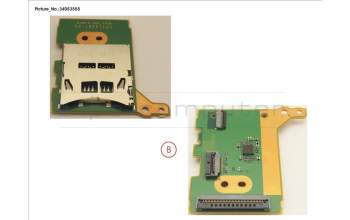Fujitsu FUJ:CP732719-XX SUB BOARD, SD CARD READER