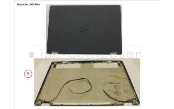Fujitsu LCD BACK COVER ASSY (HD) W/O CAM/MIC para Fujitsu LifeBook U727