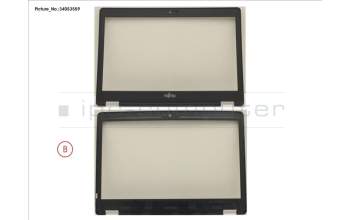 Fujitsu LCD FRONT COVER (FOR HD W/ CAM/MIC) para Fujitsu LifeBook U728