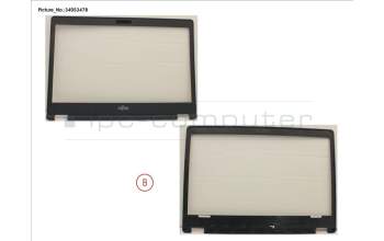 Fujitsu LCD FRONT COVER (FOR MIC) para Fujitsu LifeBook U748