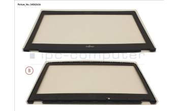 Fujitsu LCD FRONT COVER (W/O CAM/MIC) para Fujitsu LifeBook U758