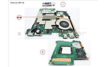 Fujitsu MAINBOARD I3-7100U/4GB para Fujitsu Stylistic R727