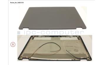 Fujitsu LCD BACK COVER ASSY (FHD) W/O CAM/MIC para Fujitsu LifeBook U727