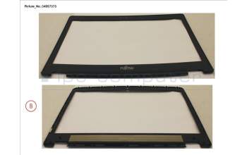Fujitsu LCD FRONT COVER (FOR FHD W/ CAM/MIC) para Fujitsu LifeBook U728