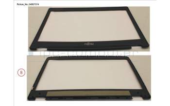 Fujitsu LCD FRONT COVER (FOR FHD W/ MIC) para Fujitsu LifeBook U728