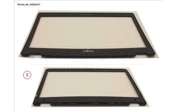 Fujitsu LCD FRONT COVER (FOR HD W/O CAM/MIC) para Fujitsu LifeBook U727