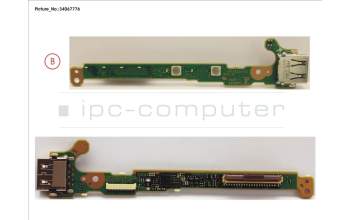 Fujitsu SUB BOARD, PW BUTTON/USB para Fujitsu LifeBook S938