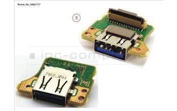 Fujitsu FUJ:CP748427-XX SUB BOARD, USB