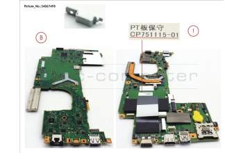 Fujitsu MAINBOARD ASSY I5 8250U para Fujitsu LifeBook P728