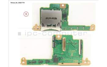 Fujitsu SUB BOARD, SD/LED para Fujitsu LifeBook S938