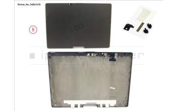 Fujitsu LCD BACK COVER FOR REARCAM (W/ CAM,MIC) para Fujitsu LifeBook T938