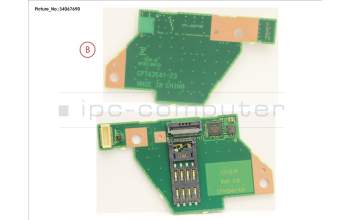 Fujitsu SUB BOARD, SMARTCARD para Fujitsu LifeBook T938