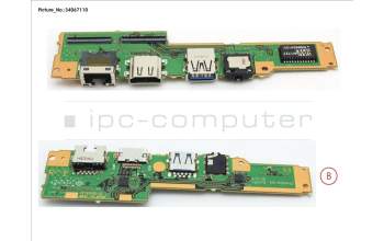 Fujitsu SUB BOARD, AUDIO/USB/LAN para Fujitsu LifeBook E548