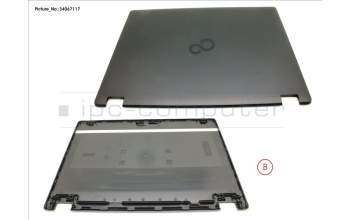 Fujitsu FUJ:CP753823-XX LCD BACK COVER ASSY(HD)