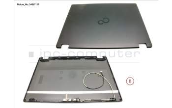 Fujitsu LCD BACK COVER ASSY(HD W/ CAM,MIC) para Fujitsu LifeBook E448