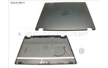 Fujitsu LCD BACK COVER ASSY(HD W/ CAM,MIC) para Fujitsu LifeBook E548