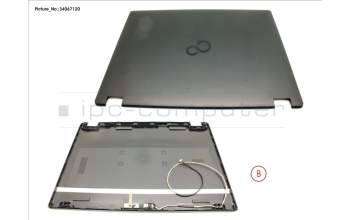 Fujitsu LCD BACK COVER ASSY(FHD W/ CAM,MIC) para Fujitsu LifeBook E548