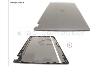 Fujitsu LCD BACK COVER ASSY(W/ CAM,MIC) para Fujitsu LifeBook E458