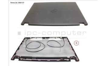 Fujitsu LCD BACK COVER ASSY(FOR WWAN) para Fujitsu LifeBook E458