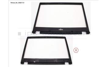 Fujitsu LCD FRONT COVER (FOR CAM/MIC) para Fujitsu LifeBook E548