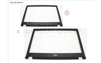 Fujitsu LCD FRONT COVER (HD FOR CAM/MIC) para Fujitsu LifeBook E558
