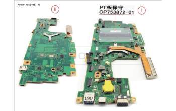 Fujitsu MAINBOARD ASSY I5 7200U para Fujitsu LifeBook E458
