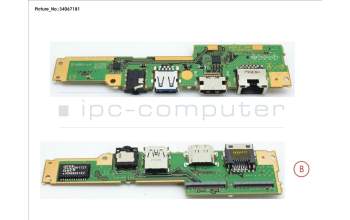 Fujitsu SUB BOARD, AUDIO/USB/LAN para Fujitsu LifeBook E448