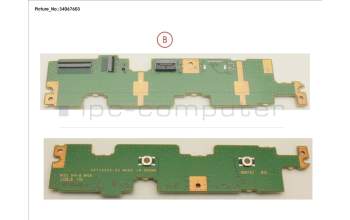 Fujitsu SUB BOARD, TP BUTTONS para Fujitsu LifeBook U758