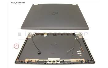 Fujitsu FUJ:CP756560-XX LCD BACK COVER ASSY