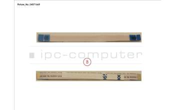 Fujitsu FUJ:CP756573-XX FPC, SUB BOARD KEYBOARD BL/TS