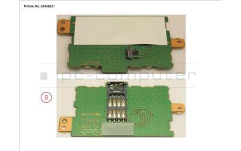 Fujitsu FUJ:CP757272-XX SUB BOARD, SMARTCARD