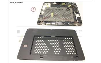 Fujitsu FUJ:CP760514-XX LCD BACK COVER ASSY W/ FINGERPRINT (FOR