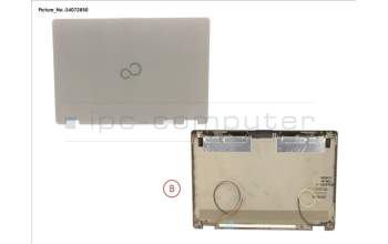 Fujitsu LCD BACK COVER ASSY (FHD) W/O CAM/MIC para Fujitsu LifeBook U727