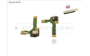 Fujitsu FUJ:CP776358-XX SUB BOARD, POWER BUTTON