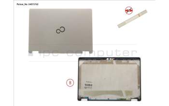 Fujitsu FUJ:CP776366-XX LCD BACK COVER ASSY (FOR HD,W/CAM)