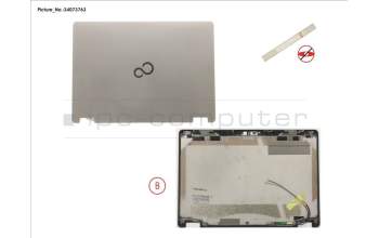 Fujitsu FUJ:CP776367-XX LCD BACK COVER ASSY (FOR HD,W/CAM,WWAN)