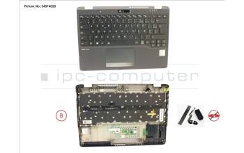 Fujitsu FUJ:CP776775-XX UPPER ASSY INCL. KEYB FRANCE FOR PV