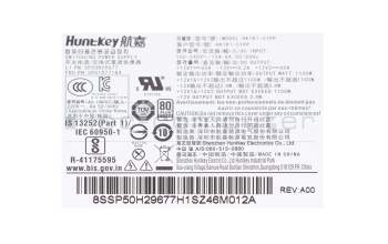 Fuente de alimentación del Ordenador de sobremesa 1100 vatios original para Lenovo ThinkStation P358 Tower (30GL)